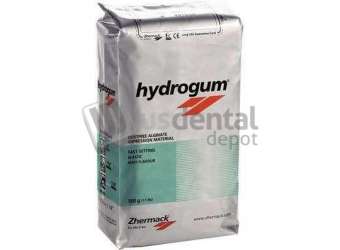 ZHERMACK Hydrogum Alginate 1lb Bag x 12 . Fast Setting Elastic Dust Free Alginate - #C302025