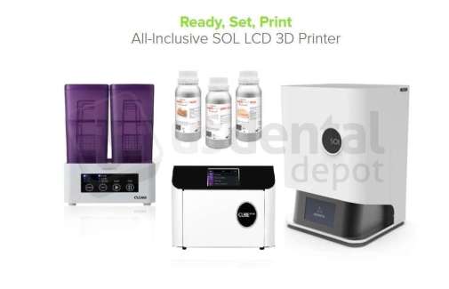 SOL LCD 3D Printer kit complete bundle 110v ( ROLAND )
