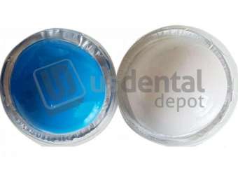 LAB VPS Individual Impression material Silicon IMPRESSION PUTTY 20gr x 2 jars ( base & catalyst ) FAST SET #de330