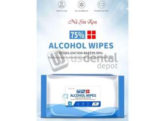75% ALCOHOL WIPES Towelettes  6 x 4in  10 x 40pk Wipes/Canister #wipes  ( COMPARABLE WITH PDI SCREEN WIPES )