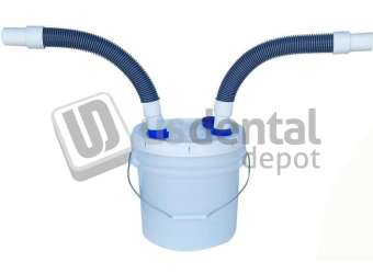 Jsp - Plaster Trap With Hoses 5 Gallons Complete with 2 plastic caps +Hoses #  PT105
