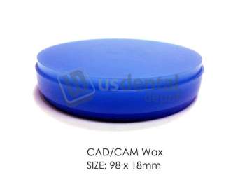 BESQUAL - BesQual CAD/CAM Milling Wax Disc 98mm ( 98.5 ) x 18 mm. Designed to use with various #755-9818 #W:MILL-18