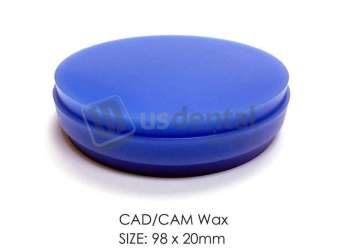 BESQUAL - BesQual CAD/CAM Milling Wax Disc 98mm ( 98.5 ) x 20mm. Designed to use with various #755-9820 #W:MILL-20