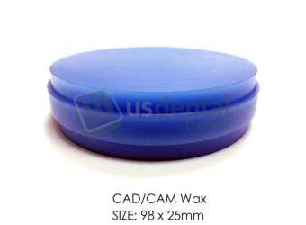 BESQUAL - BesQual CAD/CAM Milling Wax Disc 98mm ( 98.5 ) x 25mm. Designed to use with various #755-9825 #W:MILL-25