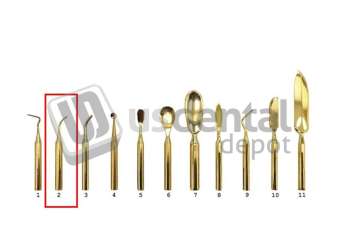 BESQUAL - Carver Tip #2 for Digital Dual Wax S500. Item Number: #799-002 #PART-TIPS-02