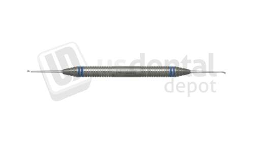 NORDENT - Xdura, Scaler, DE, Anterior Straight Hoe #45-46, DuraLite® ColorRings Handle - DuraLite® ColorRings - Hygiene - # CENS45-46