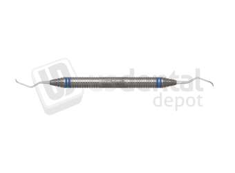 NORDENT - Classic, Curette, DE, Columbia #2R-2L, DuraLite® ColorRings Handle - DuraLite® ColorRings - Hygiene - # CESCCO2R-2L