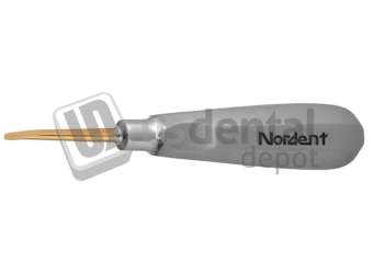 NORDENT - Luxation Elevator, SE, Titanium-Nitride Coated, 3 mm Curved - 201 - Surgical - # E3C