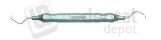 NORDENT - Classic, Curette, DE, Gracey #17-18 Long Reach, DuraLite® Hex Handle - DuraLite® Hex - Hygiene - # ESCGR17-18L