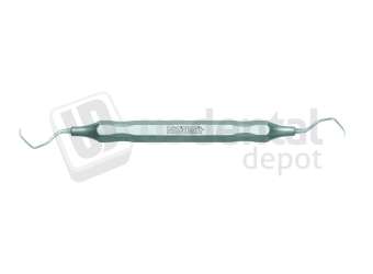 NORDENT - Classic, Curette, DE, Gracey #17-18 Mini Blade / Long Reach, DuraLite® Hex Handle - DuraLite® Hex - Hygiene - # ESCGR17-18ML