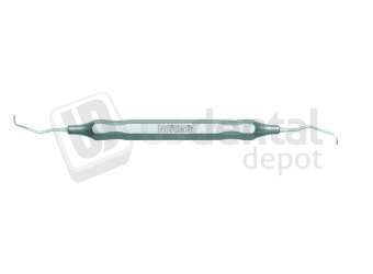 NORDENT - Classic, Curette, DE, Langer #1-2, DuraLite® Hex Handle - DuraLite® Hex - Hygiene - # ESCLN1-2