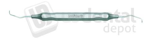 NORDENT - Classic, Curette, DE, Langer #1-2, DuraLite® Hex Handle - DuraLite® Hex - Hygiene - # ESCLN1-2