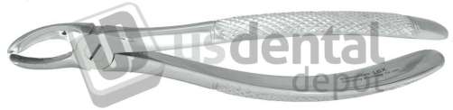 NORDENT - Extraction Forceps, Serrated, Upper Molars Left English Pattern #18X - Surgical - # FE18X-SER