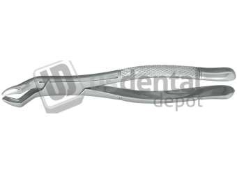 NORDENT - Extraction Forceps, Serrated, Upper Right 1st and 2nd Molar #53R - Surgical - # FE53R-SER