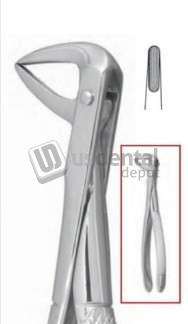 NORDENT - Extraction Forceps, Serrated, Lower Roots English Pattern #74 - Surgical - # FE74-SER