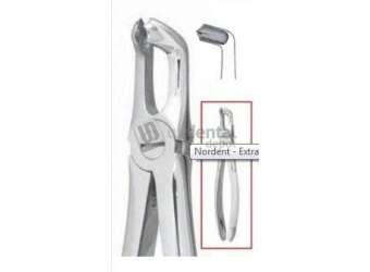 NORDENT - Extraction Forceps, Serrated, Lower Third Molars English Pattern #79N - Surgical - # FE79X-SER