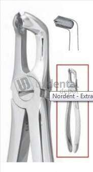 NORDENT - Extraction Forceps, Serrated, Lower Third Molars English Pattern #79N - Surgical - # FE79X-SER