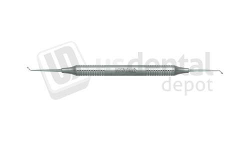 NORDENT - Excavator, DE, Anterior Spoon #5 (50 degree angle), Medium Round Handle - Medium Round - Restorative - # REC5