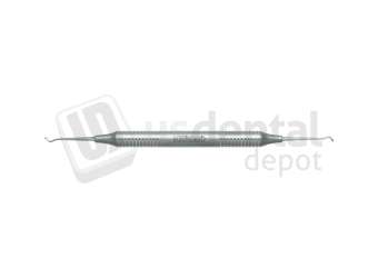 NORDENT - Excavator, DE, Anterior Spoon #7 (50 degree angle), Medium Round Handle - Medium Round - Restorative - # REC7