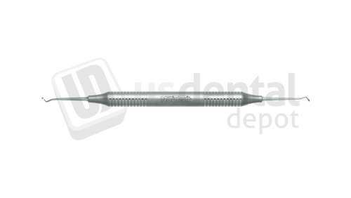 NORDENT - Excavator, DE, Anterior Spoon #7 (50 degree angle), Medium Round Handle - Medium Round - Restorative - # REC7