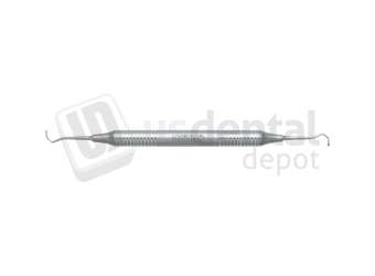 NORDENT - Excavator, DE, Back Action Anterior Spoon #8 (85 degree angle), Medium Round Handle - Medium Round - Restorative - # REC8