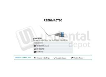 NORDENT - Root Canal Spreader, SE, Nickel Titanium, 30mm - DuraLite® ROUND - Restorative - # REENMA5730