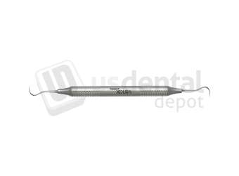 NORDENT - Xdura, Scaler, DE, Anterior Straight Hoe #45-46, DuraLite® Round Handle - DuraLite® Round - Hygiene - # RENS45-46