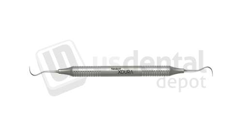 NORDENT - Xdura, Scaler, DE, Anterior Straight Hoe #45-46, DuraLite® Round Handle - DuraLite® Round - Hygiene - # RENS45-46