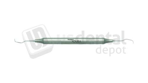 NORDENT - Xdura, Curette, DE, Gracey #1-2 Rigid, DuraLite® Round Handle - DuraLite® Round - Hygiene - # RENSG1R-2R