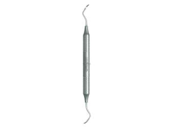 NORDENT - Classic, Scaler, DE, Posterior Sickle Crane Kaplan #6, DuraLite® Round Handle - DuraLite® Round - Hygiene - # RESCCK6