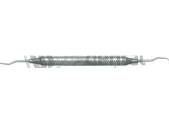 NORDENT - Classic, Curette, DE, Gracey #1-2 Rigid, DuraLite® Round Handle - DuraLite® Round - Hygiene - # RESCG1R-2R