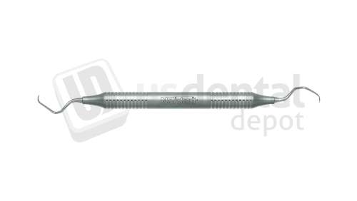 NORDENT - Classic, Curette, DE, Gracey #17-18 Long Reach, DuraLite® Round Handle - DuraLite® Round - Hygiene - # RESCGR17-18L