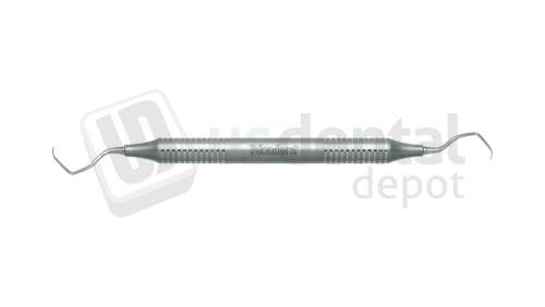 NORDENT - Classic, Curette, DE, Gracey #17-18 Mini Blade / Long Reach, DuraLite® Round Handle - DuraLite® Round - Hygiene - # RESCGR17-18ML