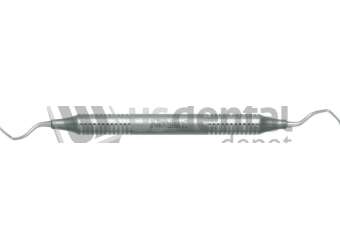 NORDENT - Classic, Curette, DE, Langer #17-18, DuraLite® Round Handle - DuraLite® Round - Hygiene - # RESCLN17-18