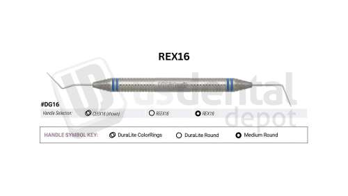 NORDENT - Endodontic, DE, Explorer, #DG16, Medium Round Handle - Medium Round - Restorative - # REX16