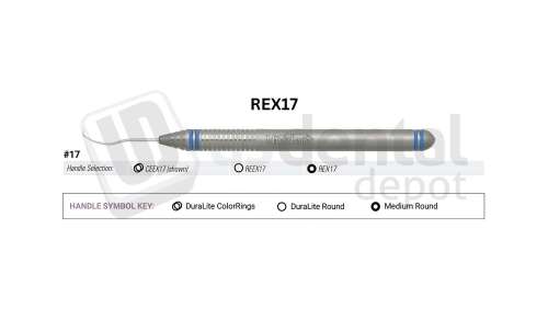 NORDENT - Explorer, SE, #17, Medium Round Handle - Medium Round - Diagnostic - # REX17