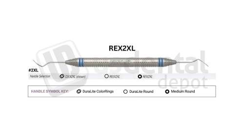 NORDENT - Explorer, DE, #2XL, Medium Round Handle - Medium Round - Diagnostic - # REX2XL