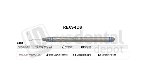 NORDENT - Explorer, SE, #408, Medium Round Handle - Medium Round - Diagnostic - # REXS408