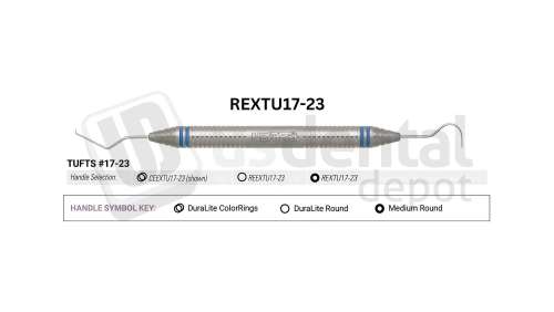 NORDENT - Explorer, DE, Tufts #17-23, Medium Round Handle - Medium Round - Diagnostic - # REXTU17-23