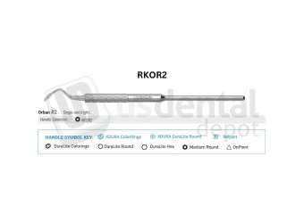 NORDENT - Periodontal Knife, SE, Orban #2, Medium Round Handle - Medium Round - Surgical - # RKOR2