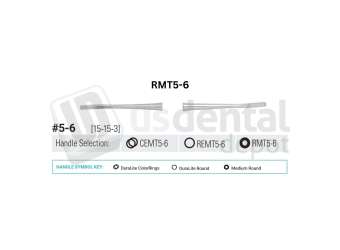 NORDENT - Wedelstadt Chisel, DE, #5-6 (15-15-3), Medium Round Handle - Medium Round - Restorative - # RMT5-6