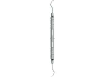 NORDENT - Classic, Scaler, DE, Anterior Contra-Angle Hoe #45A-46A, Medium Round Handle - Medium Round - Hygiene - # RSC45A-46A