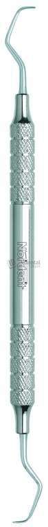 NORDENT - Classic, Curette, DE, Gracey #7-8 Rigid, Medium Round Handle - Medium Round - Hygiene - # RSCG7R-8R