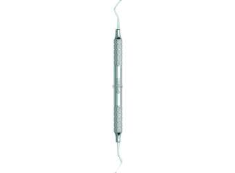 NORDENT - Classic, Scaler, DE, Posterior Hoe Goldman Fox #5, Medium Round Handle - Medium Round - Hygiene - # RSCGF5