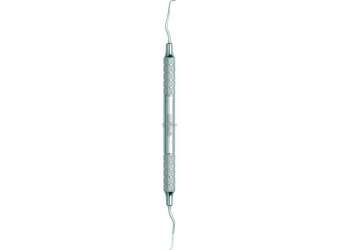 NORDENT - Classic, Curette, DE, Gracey #11-12 Mini Blade / Long Reach, Medium Round Handle - Medium Round - Hygiene - # RSCGR11-12ML