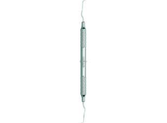 NORDENT - Classic, Curette, DE, Gracey #13-14 Mini Blade / Long Reach, Medium Round Handle - Medium Round - Hygiene - # RSCGR13-14ML