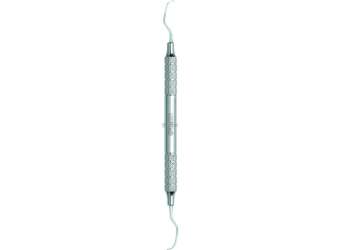 NORDENT - Classic, Curette, DE, Langer #3-4, Medium Round Handle - Medium Round - Hygiene - # RSCLN3-4