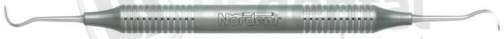 NORDENT - Xdura Trade, Scaler, DE, Anterior Sickle-Spoon #1, DuraLite&Acirc;&reg; Round Handle - DuraLite&Acirc;&reg; Round - Hygiene - # TRNSN1