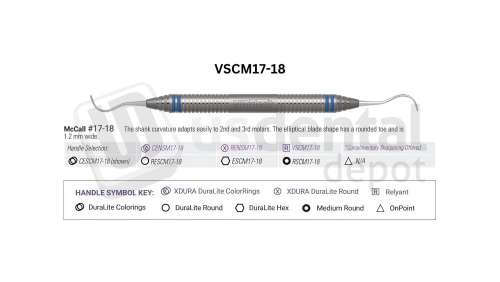 NORDENT - Relyant, Curette, DE, McCall #17-18, Relyant #6 Handle - Relyant #6 - Hygiene - # VSCM17-18