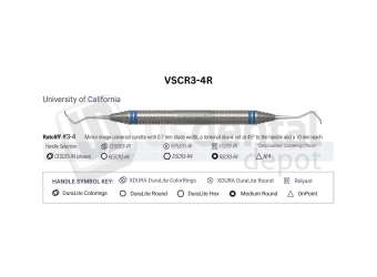 NORDENT - Relyant, Curette, DE, University of California Ratcliff #3-4, Relyant #6 Handle - Relyant #6 - Hygiene - # VSCR3-4R